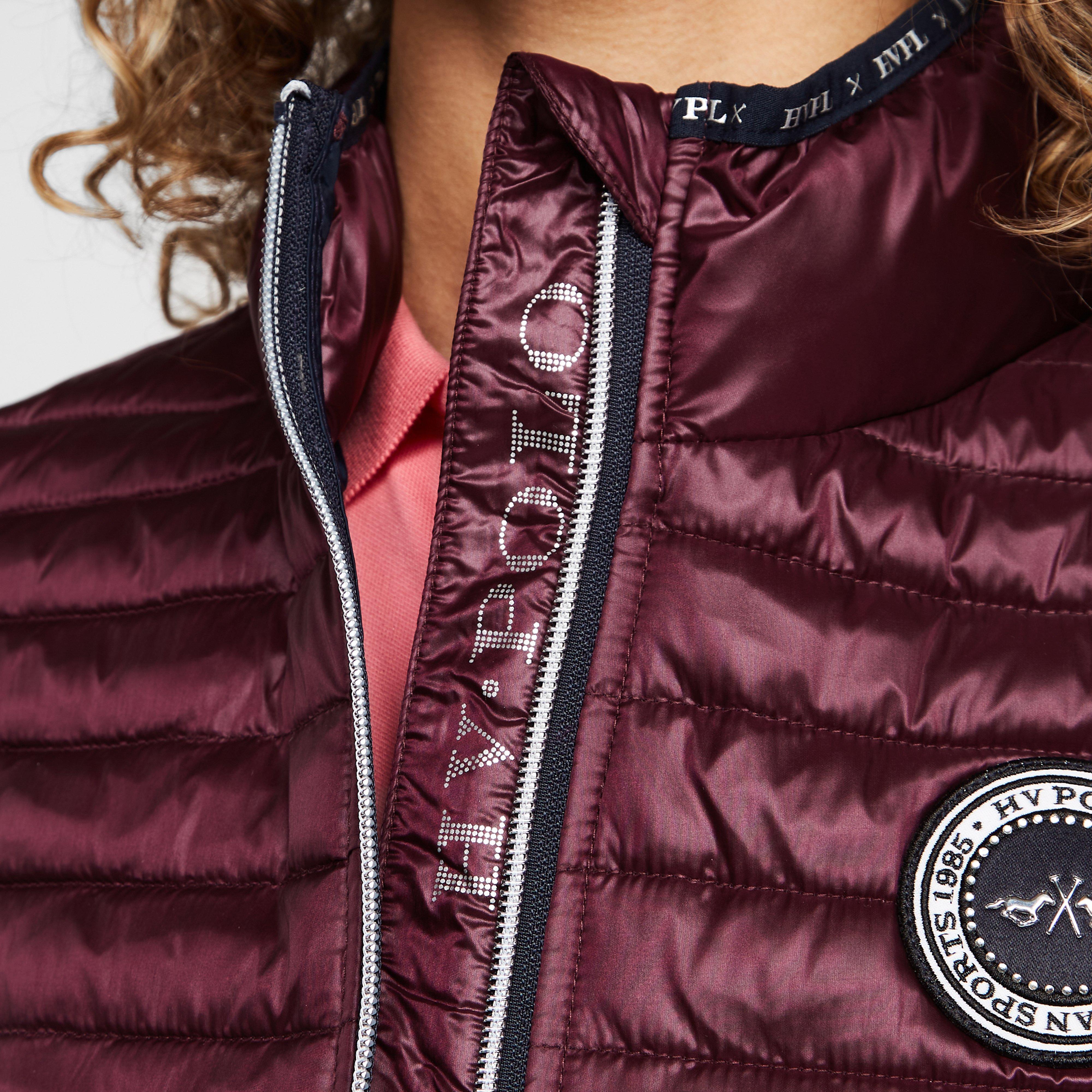 Womens Laurine Gilet Dark Berry