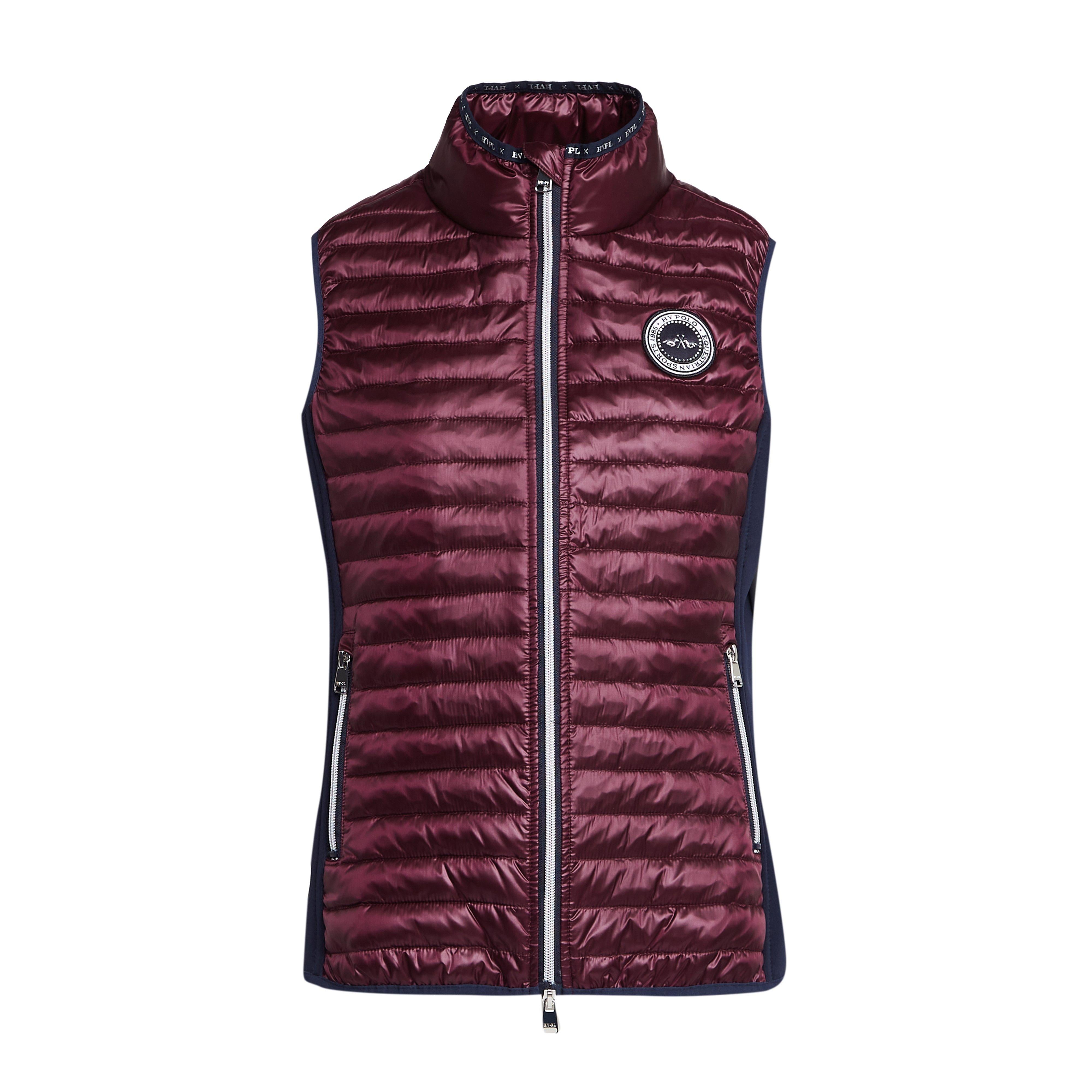 Womens Laurine Gilet Dark Berry