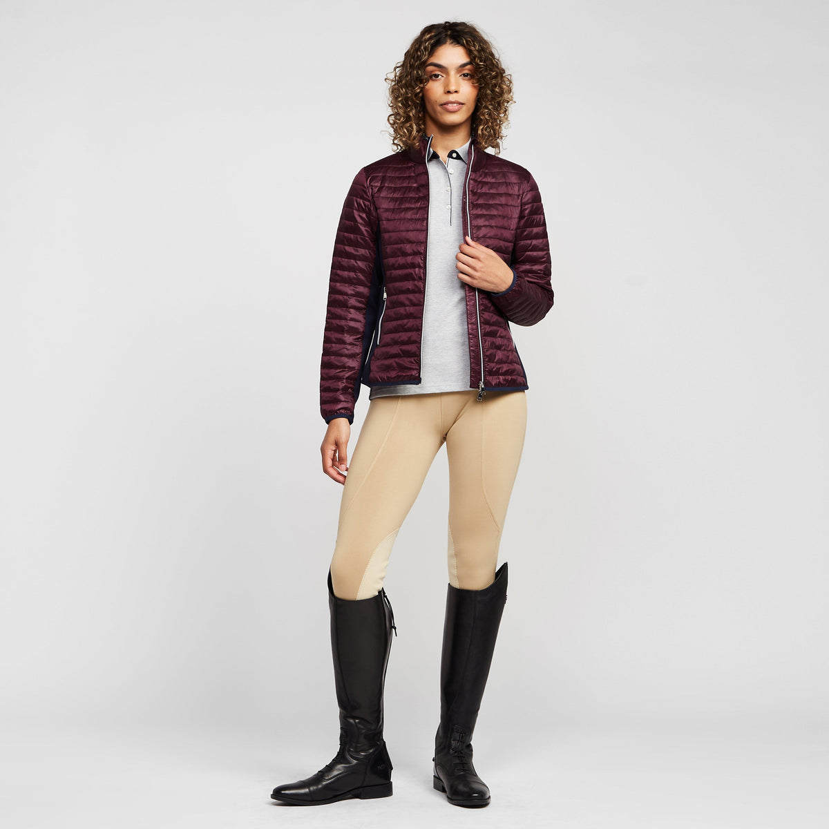 Womens Laurine Jacket Dark Berry