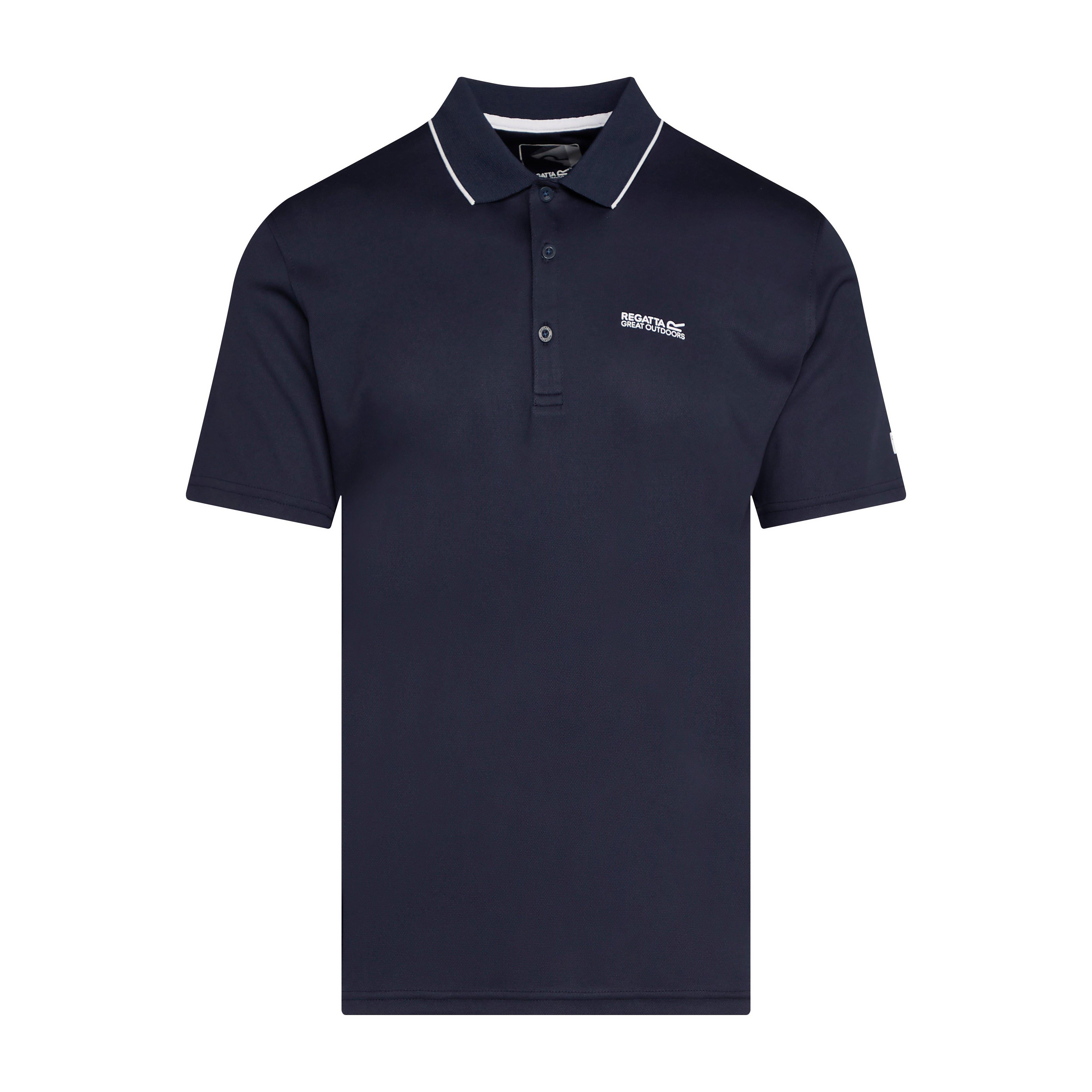 Mens Maverick V Active Polo Shirt Navy