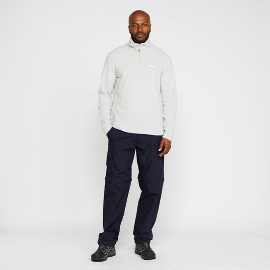 Mens Thompson Fleece Silver Grey