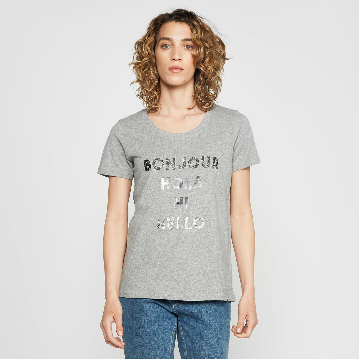 Womens Flandra VI T-Shirt Silver Grey Marl