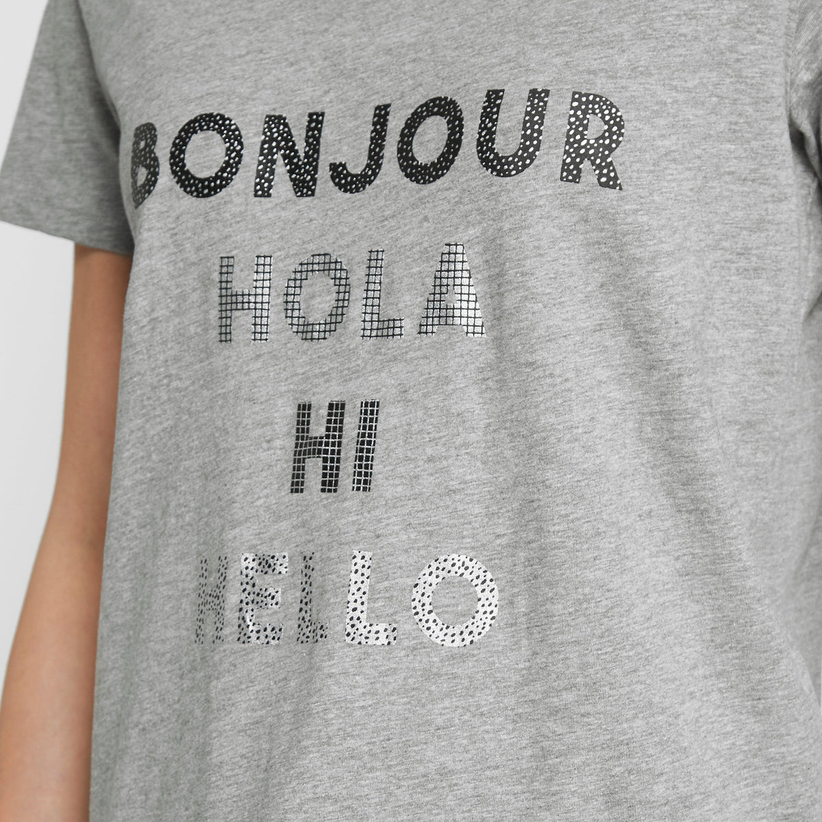 Womens Flandra VI T-Shirt Silver Grey Marl