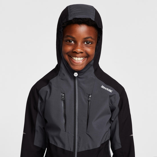 Childs Highton III Waterproof Jacket Black/India Grey