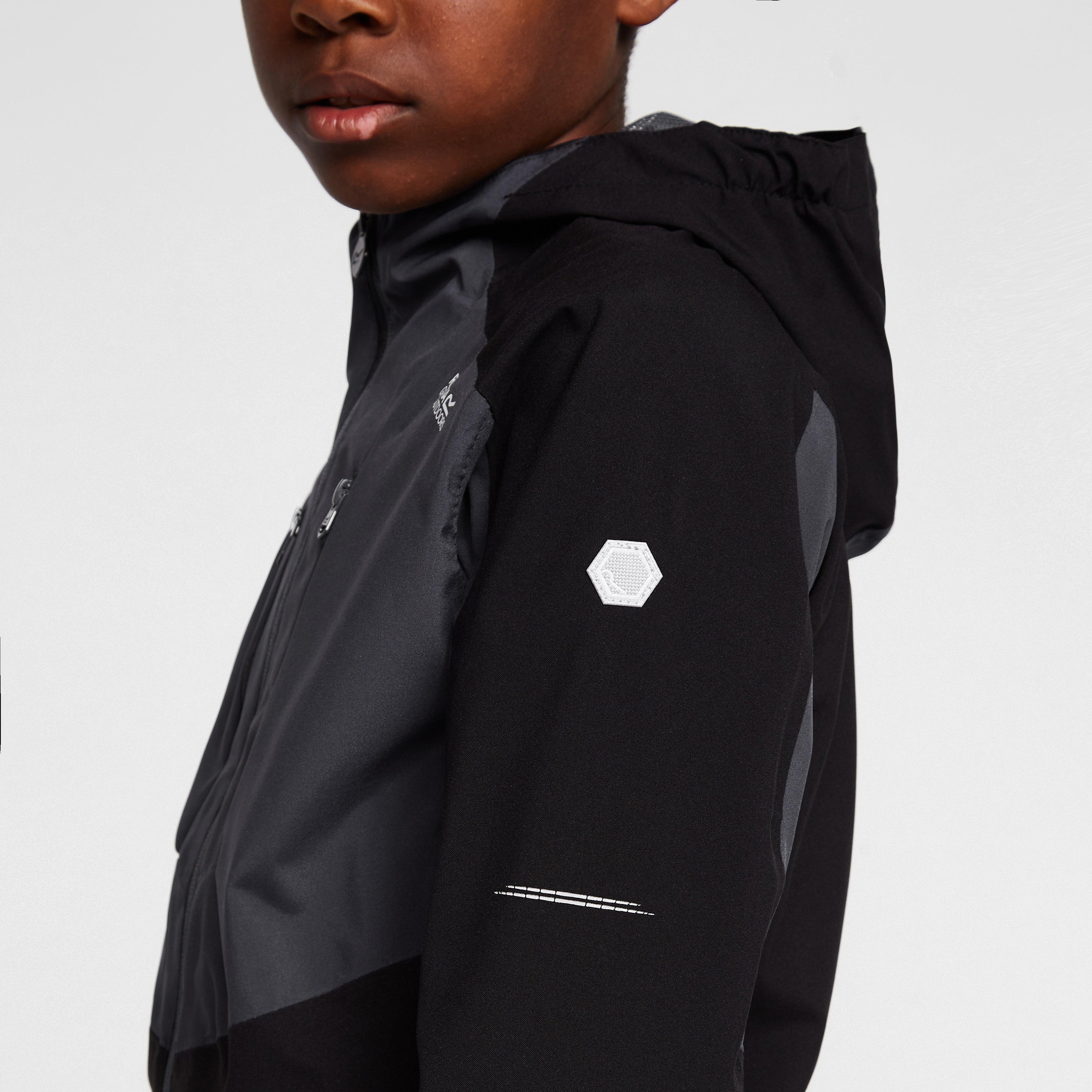 Childs Highton III Waterproof Jacket Black/India Grey