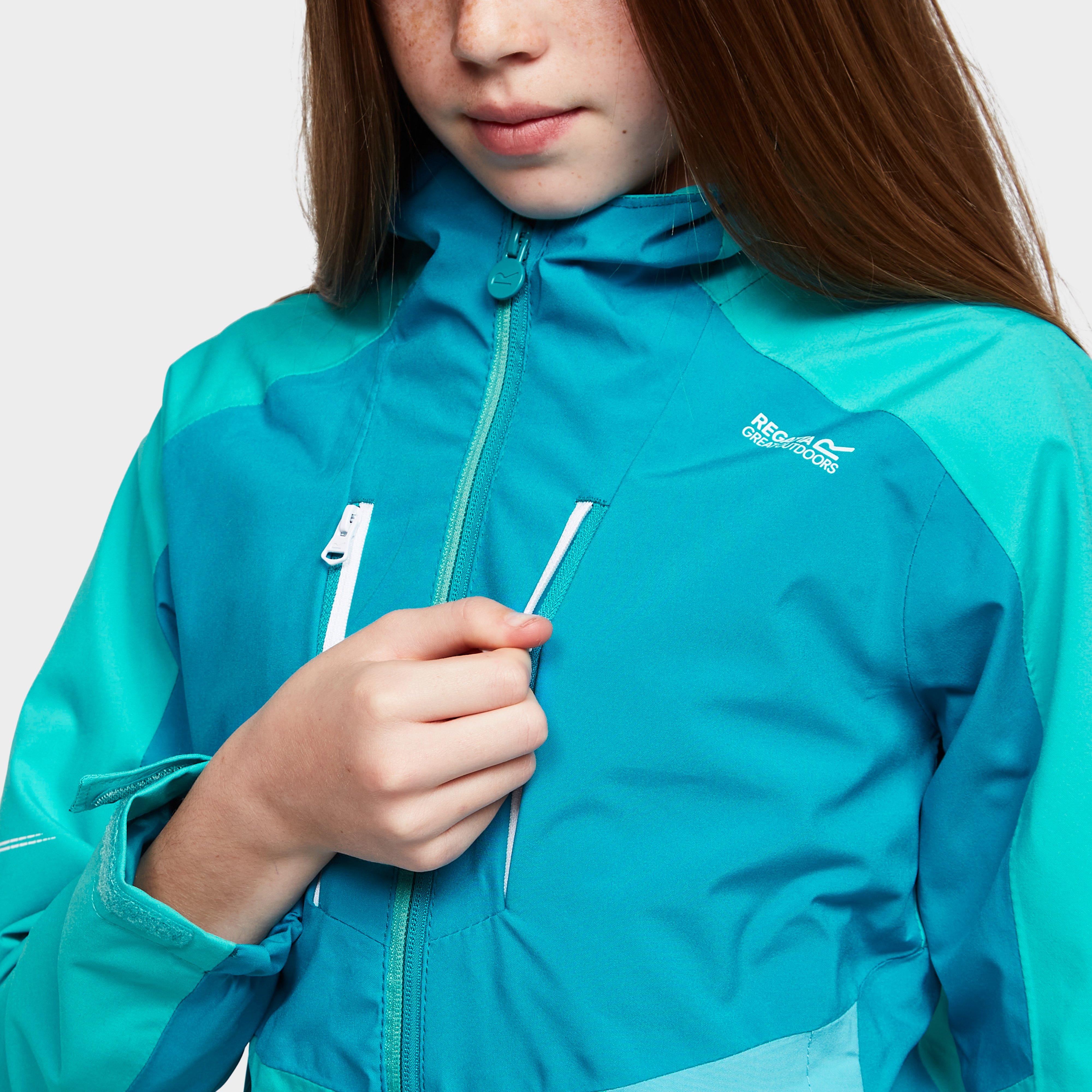 Childs Highton III Waterproof Jacket Turquoise/Enamel