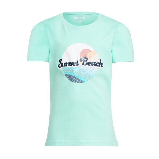 Childs Bosley V T-Shirt Aruba Blue