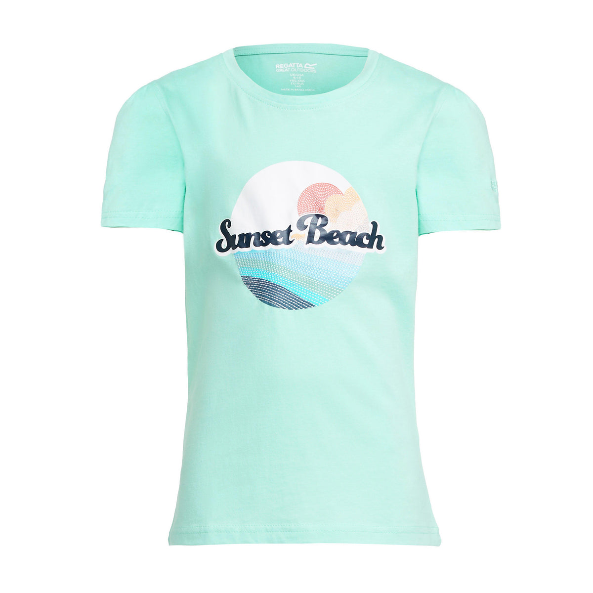 Childs Bosley V T-Shirt Aruba Blue