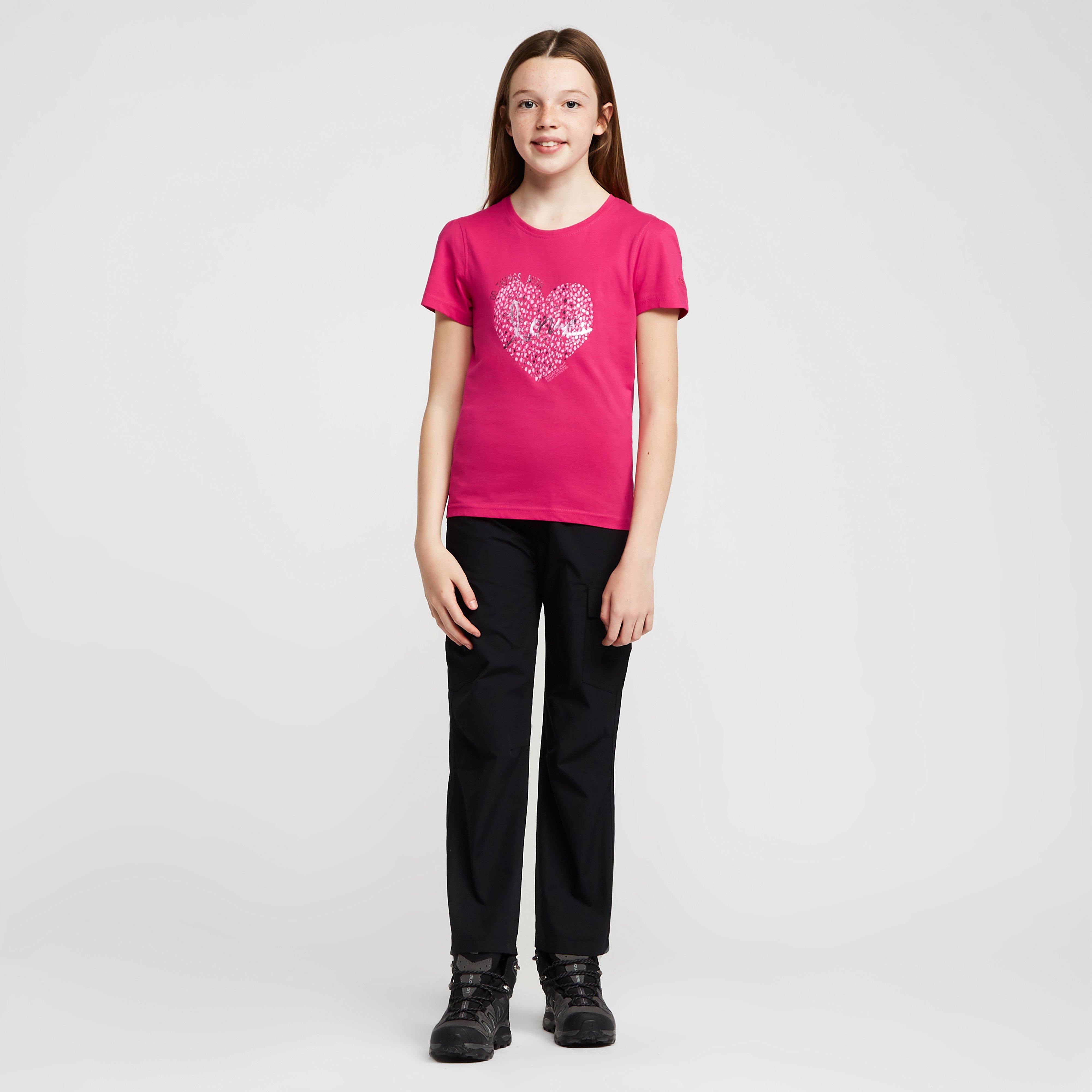 Childs Bosley V T-Shirt Pink Fusion