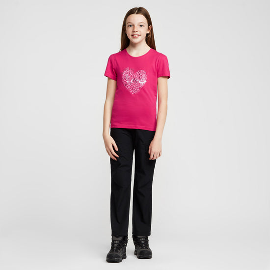 Childs Bosley V T-Shirt Pink Fusion