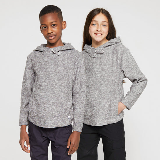 Kids Kacie Hooded Fleece Cyberspace Marl