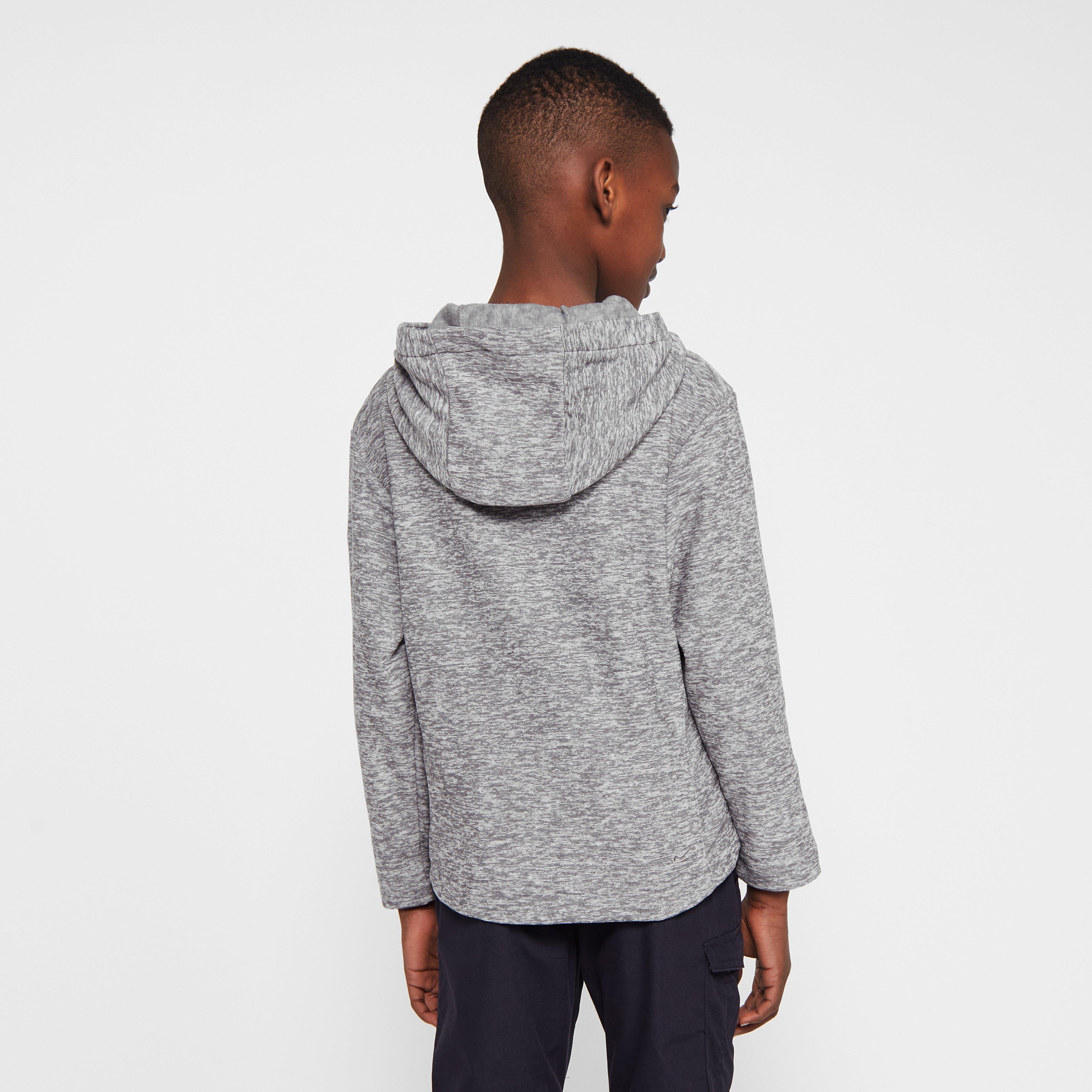 Kids Kacie Hooded Fleece Cyberspace Marl