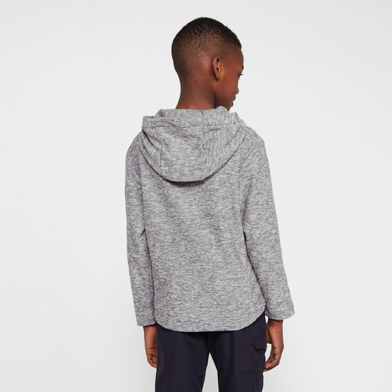 Kids Kacie Hooded Fleece Cyberspace Marl