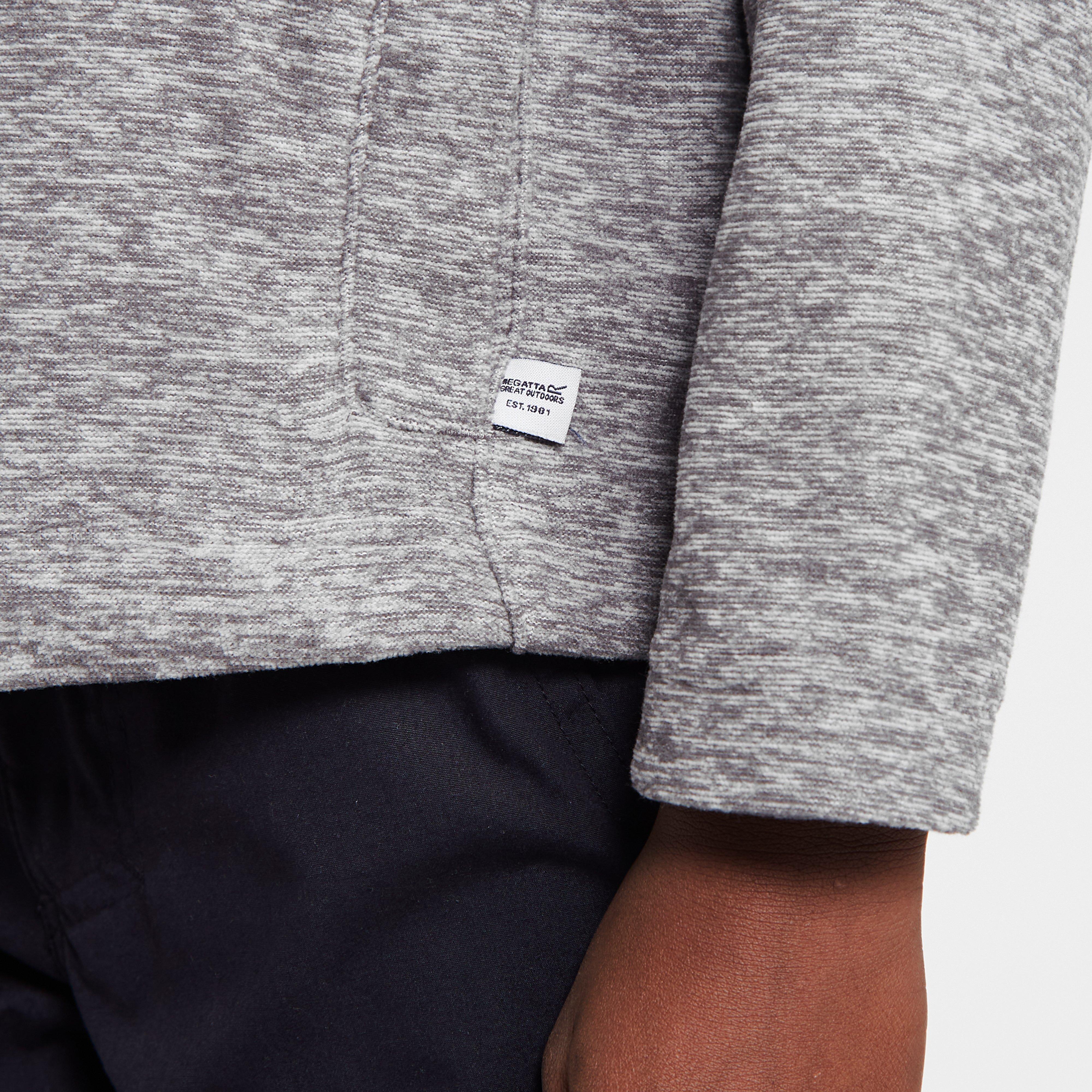 Kids Kacie Hooded Fleece Cyberspace Marl