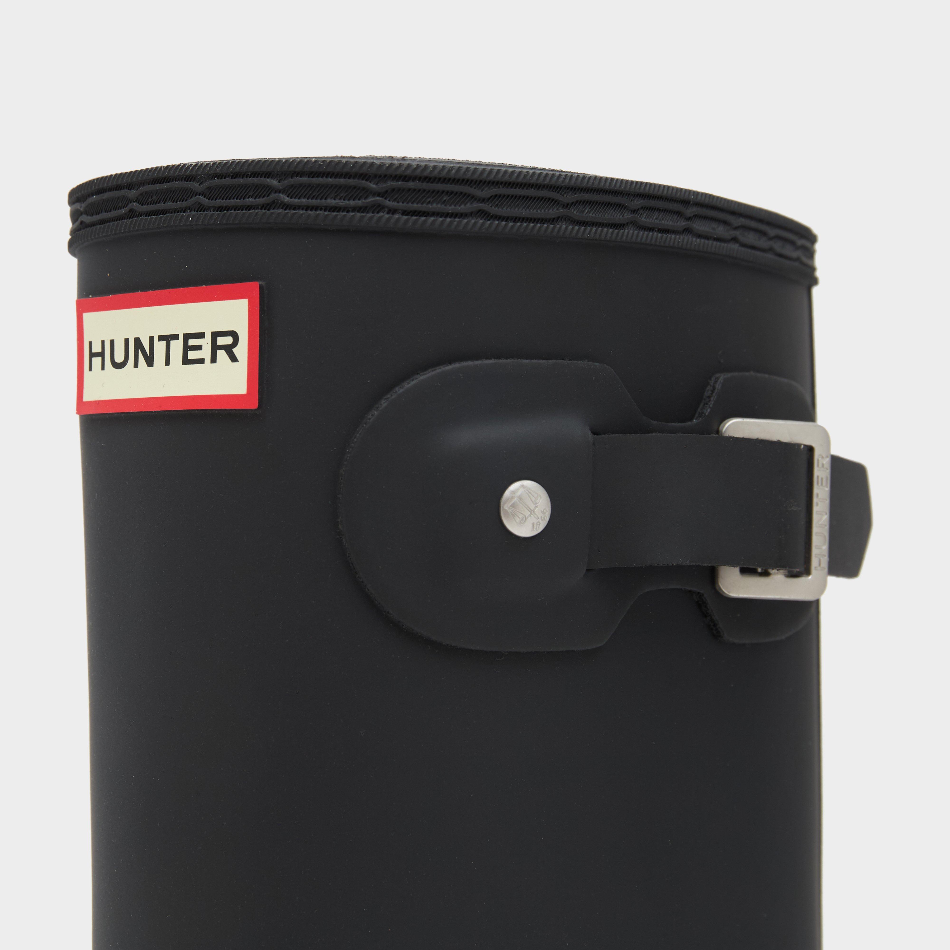 Womens Original Tall Back Print Wellington Boots Black