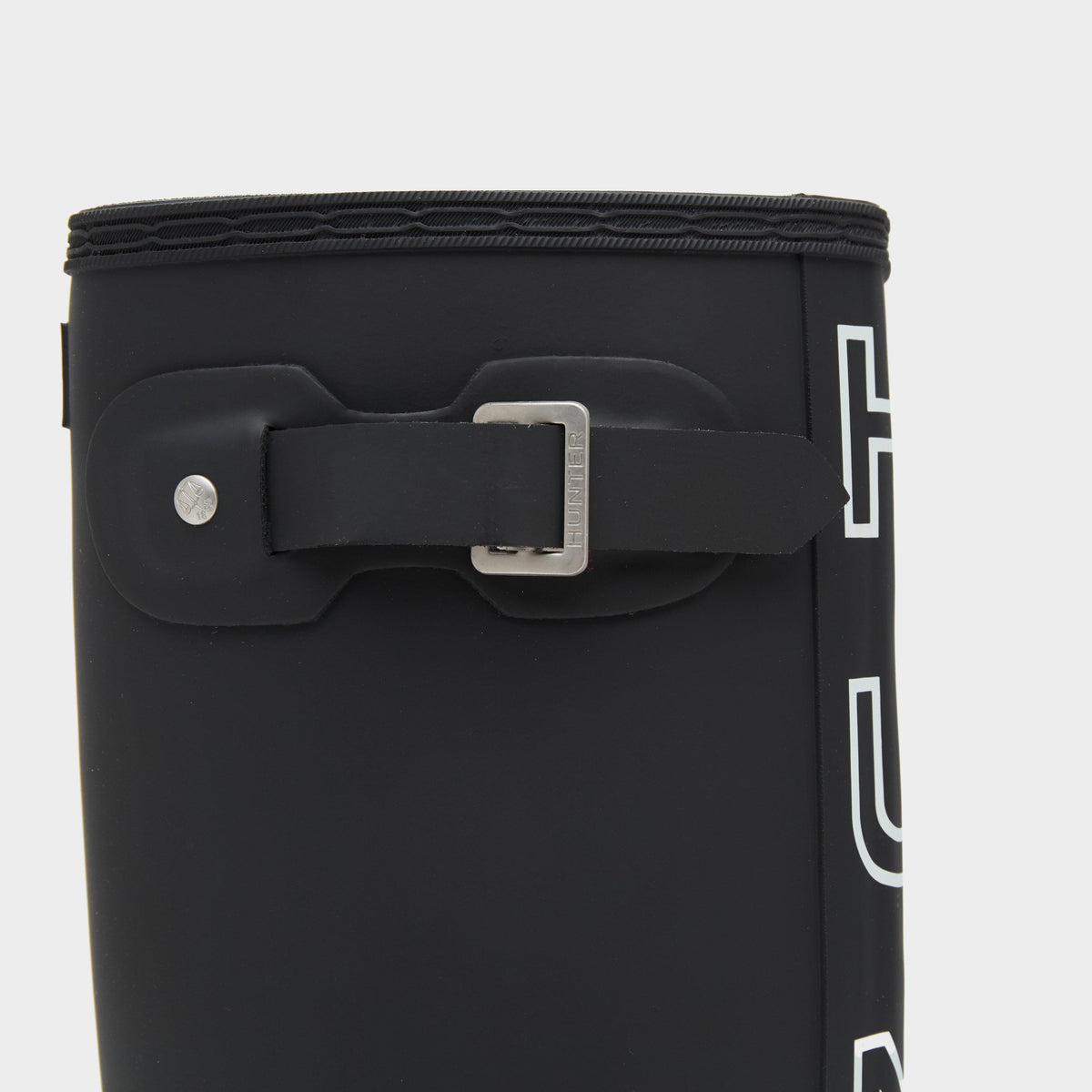 Womens Original Tall Back Print Wellington Boots Black