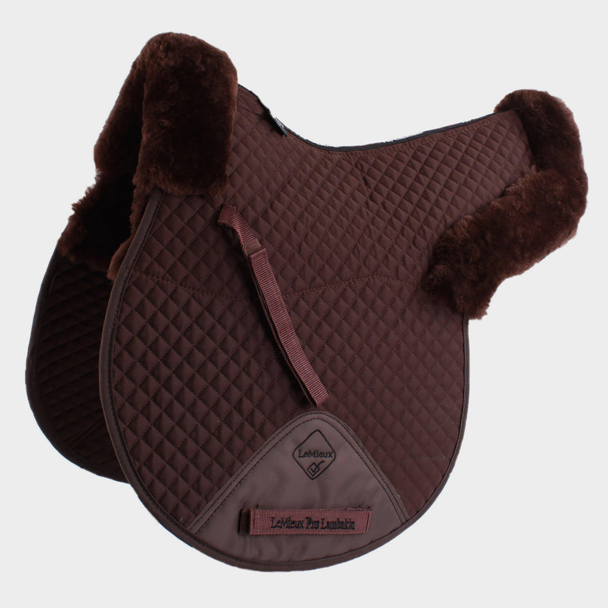 ProLambskin Half Lined GP/Jump Numnah Brown/Brown