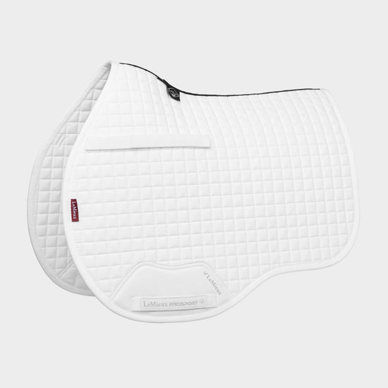 Cotton GP Saddle Pad White