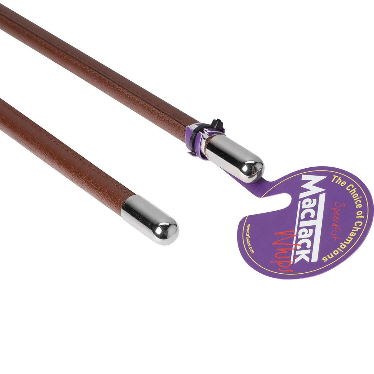 Show Cane Metal Cap Brown