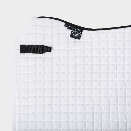 Cotton Dressage Saddle Pad White