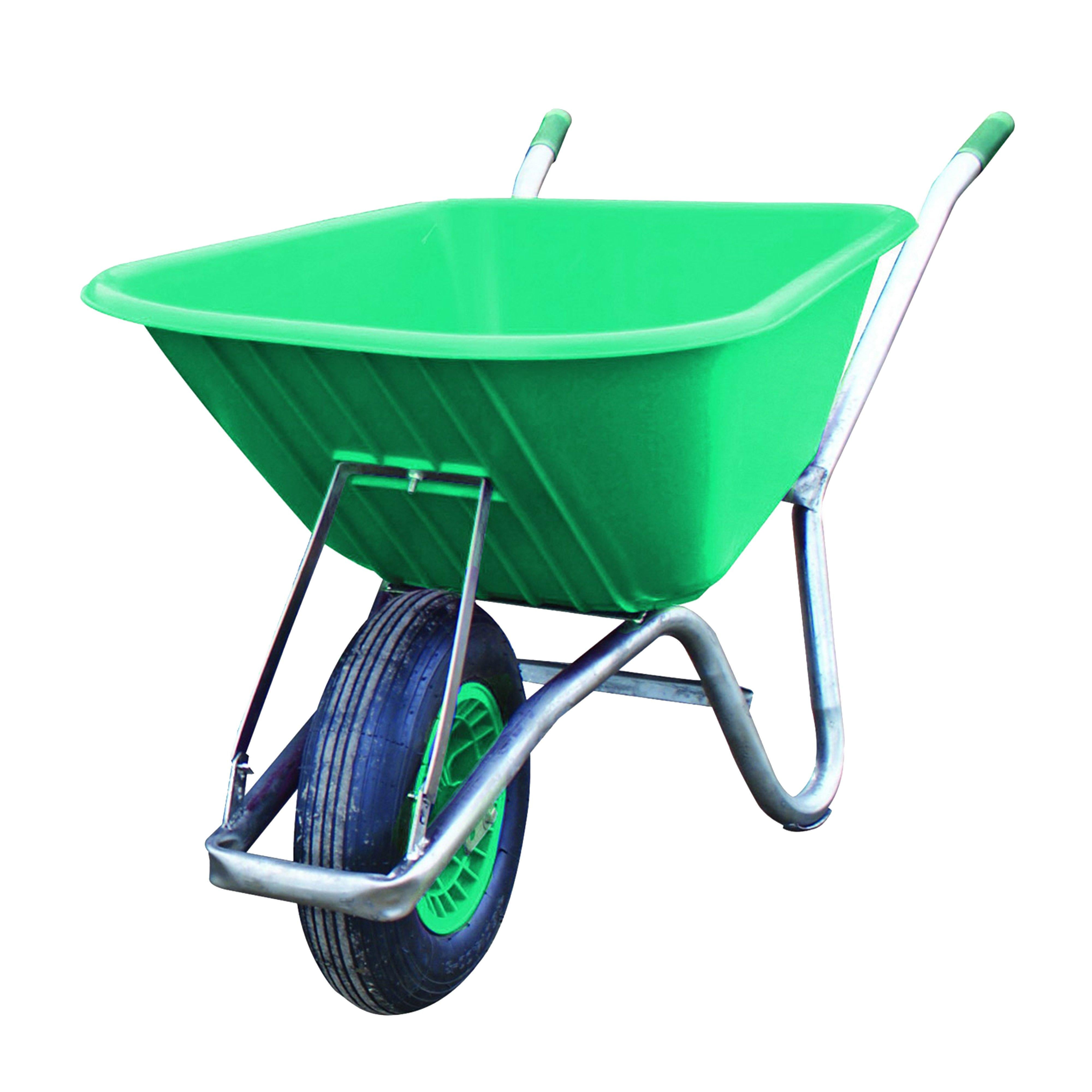 Stable Barrow 120 Litre Green
