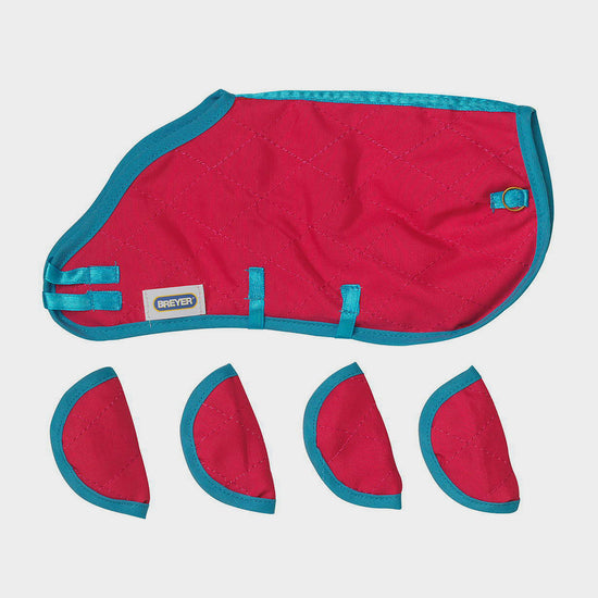 Traditional Blanket and Shipping Boots Hot Pink