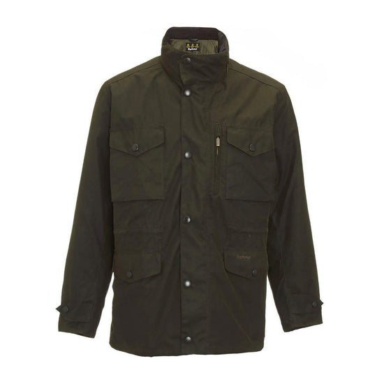 Mens Sapper Waxed Jacket Olive