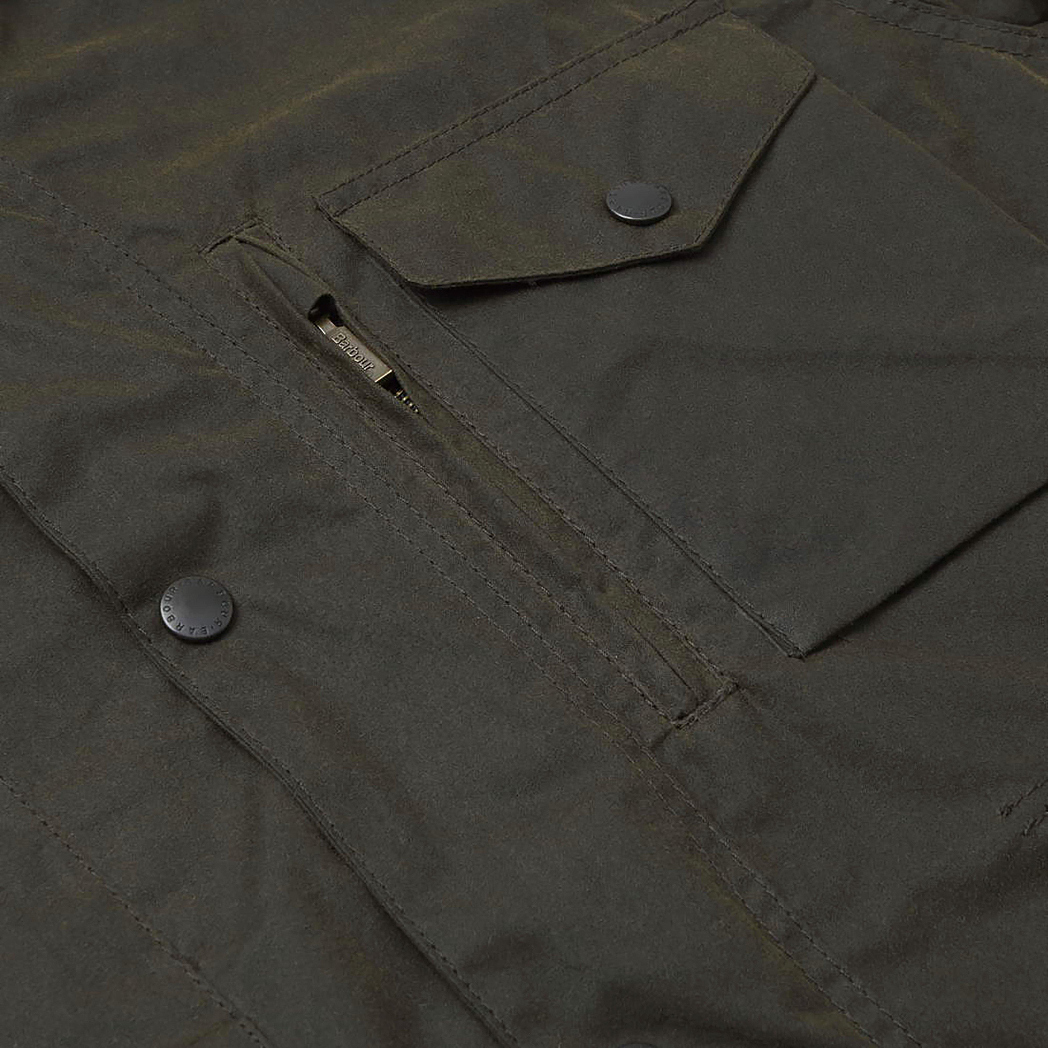 Mens Sapper Waxed Jacket Olive