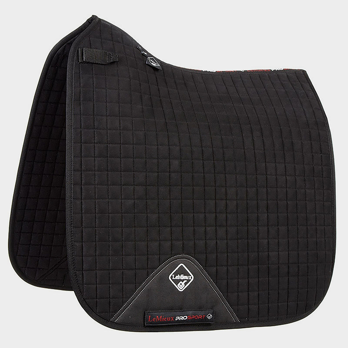 ProSport Suede Dressage Square Saddle Pad Black