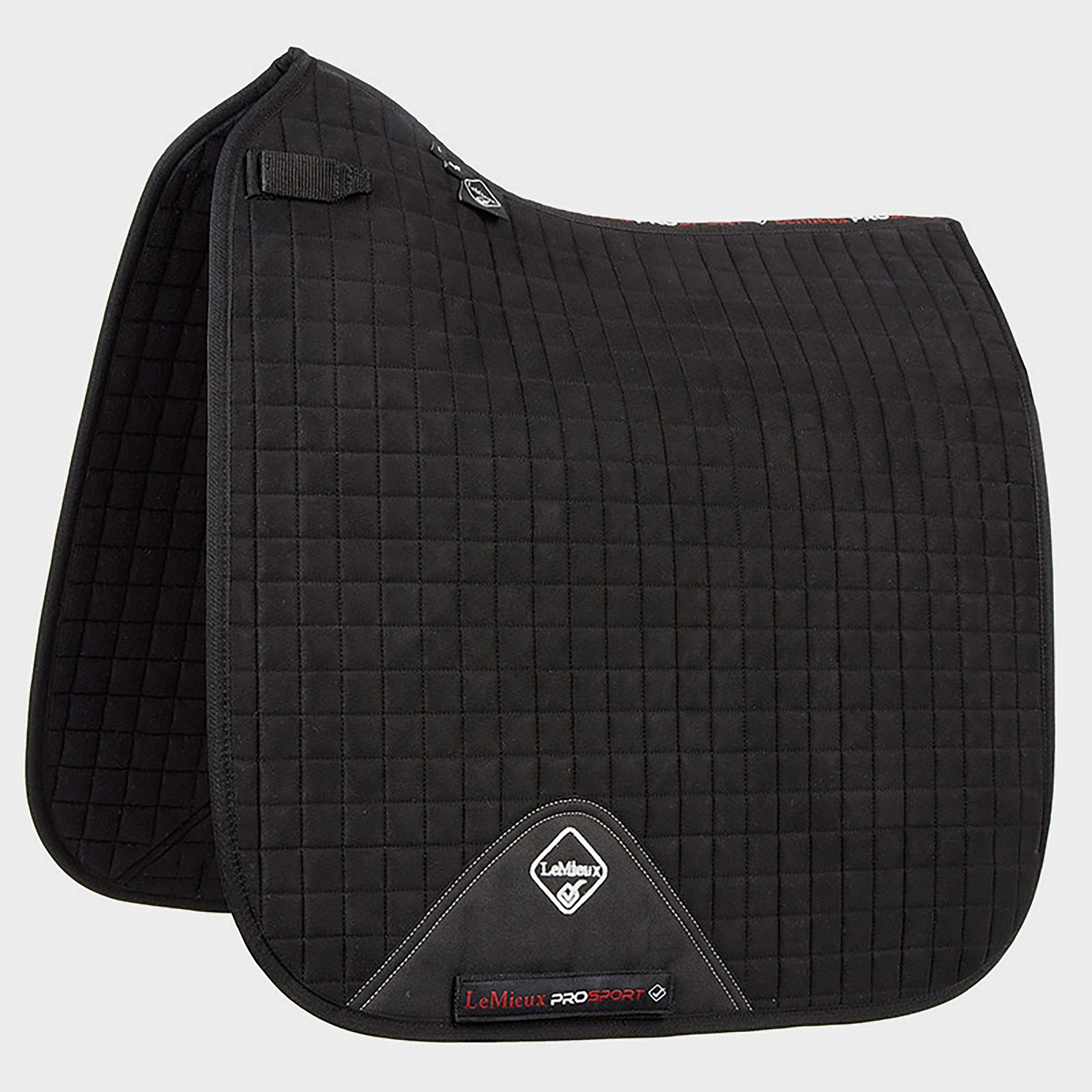 ProSport Suede Dressage Square Saddle Pad Black