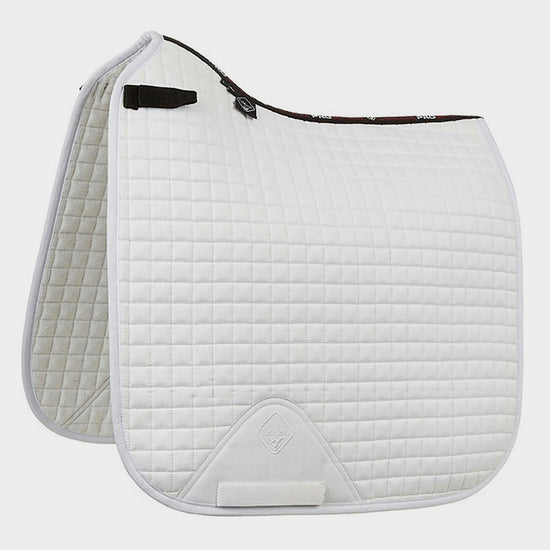 ProSport Suede Dressage Square Saddle Pad White