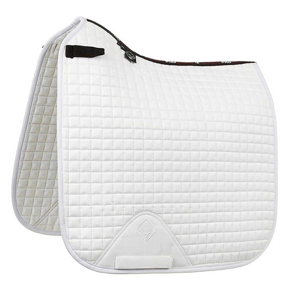 ProSport Suede Dressage Square Saddle Pad White