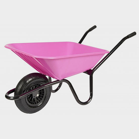 Stable Barrow 90 Litre Pink