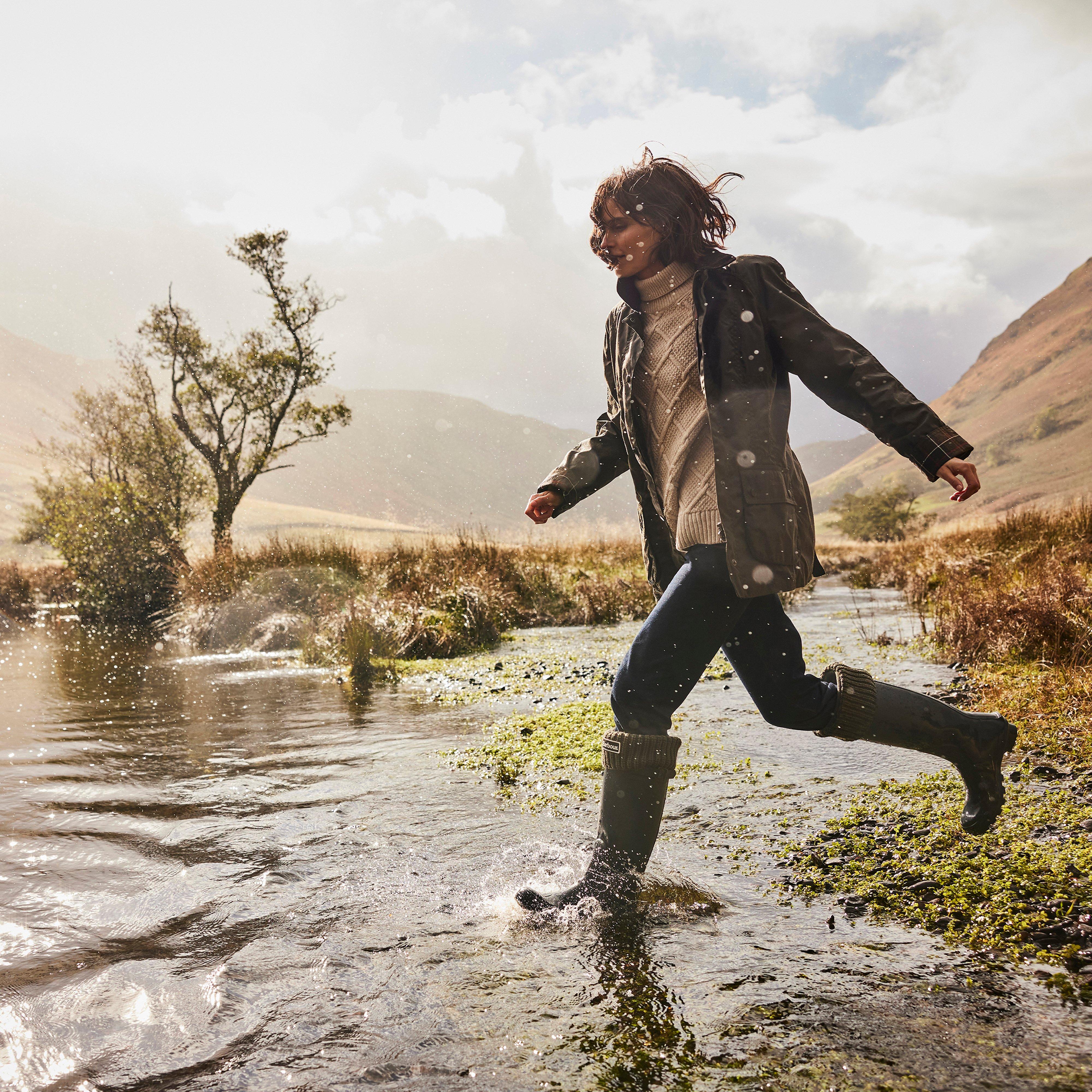 Womens Bede Wellington Boots Olive