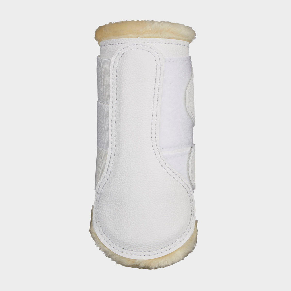 Fleece Lined Brushing Boots White