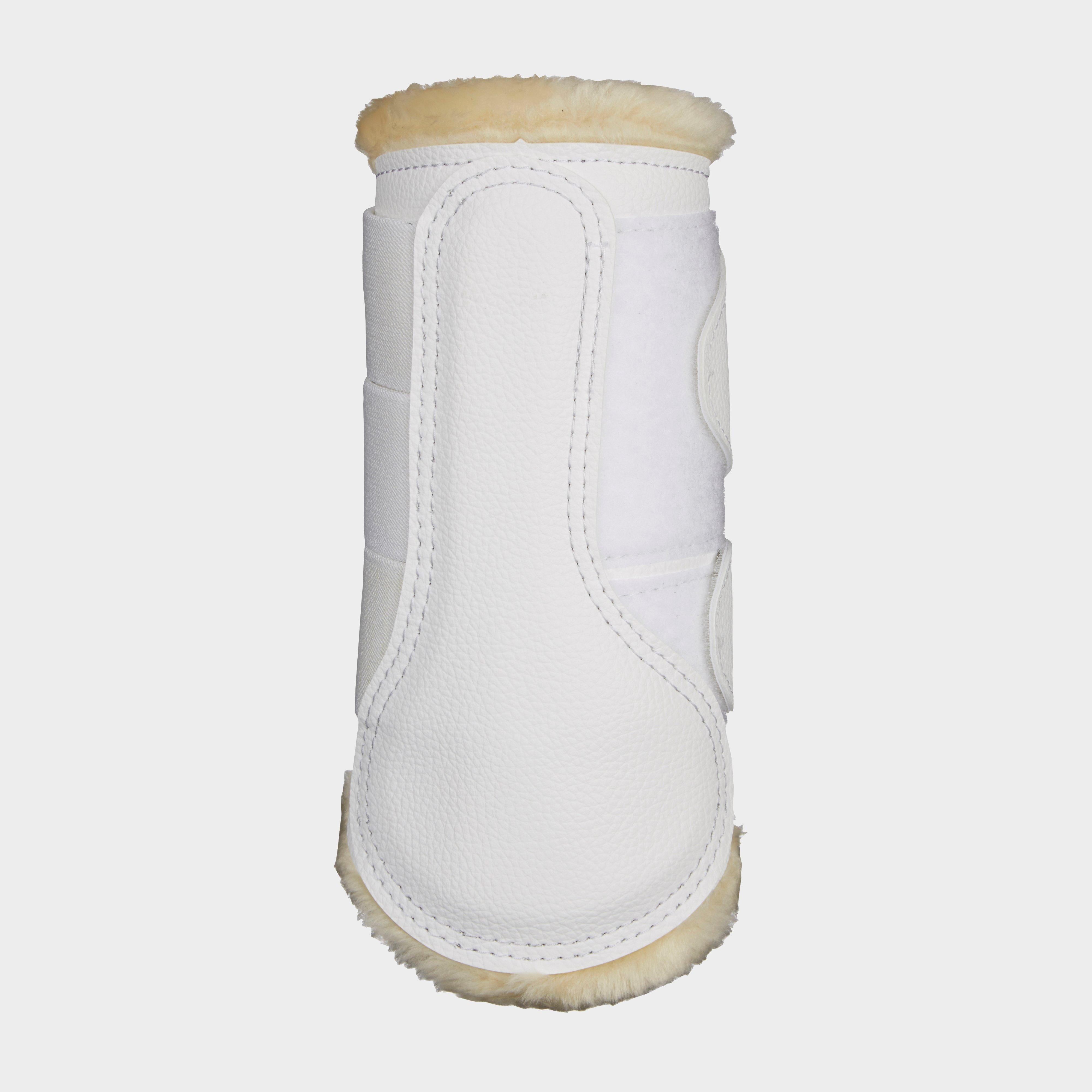 Fleece Lined Brushing Boots White