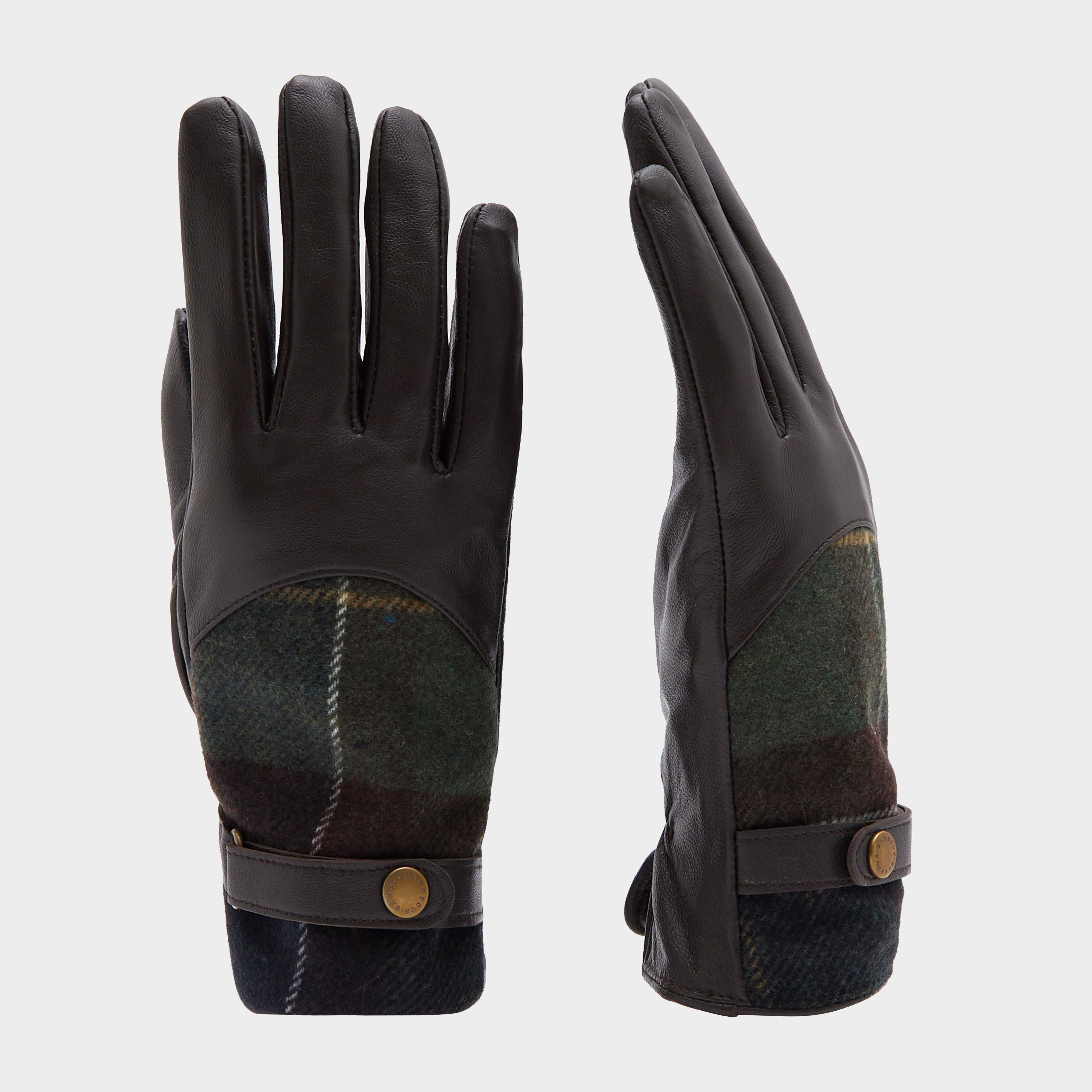 Dee Tartan Glove Dark Brown