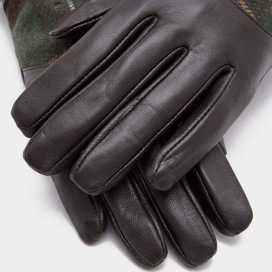 Dee Tartan Glove Dark Brown