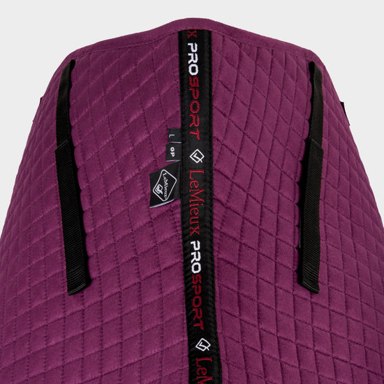 ProSport Suede GP Square Saddle Pad Plum
