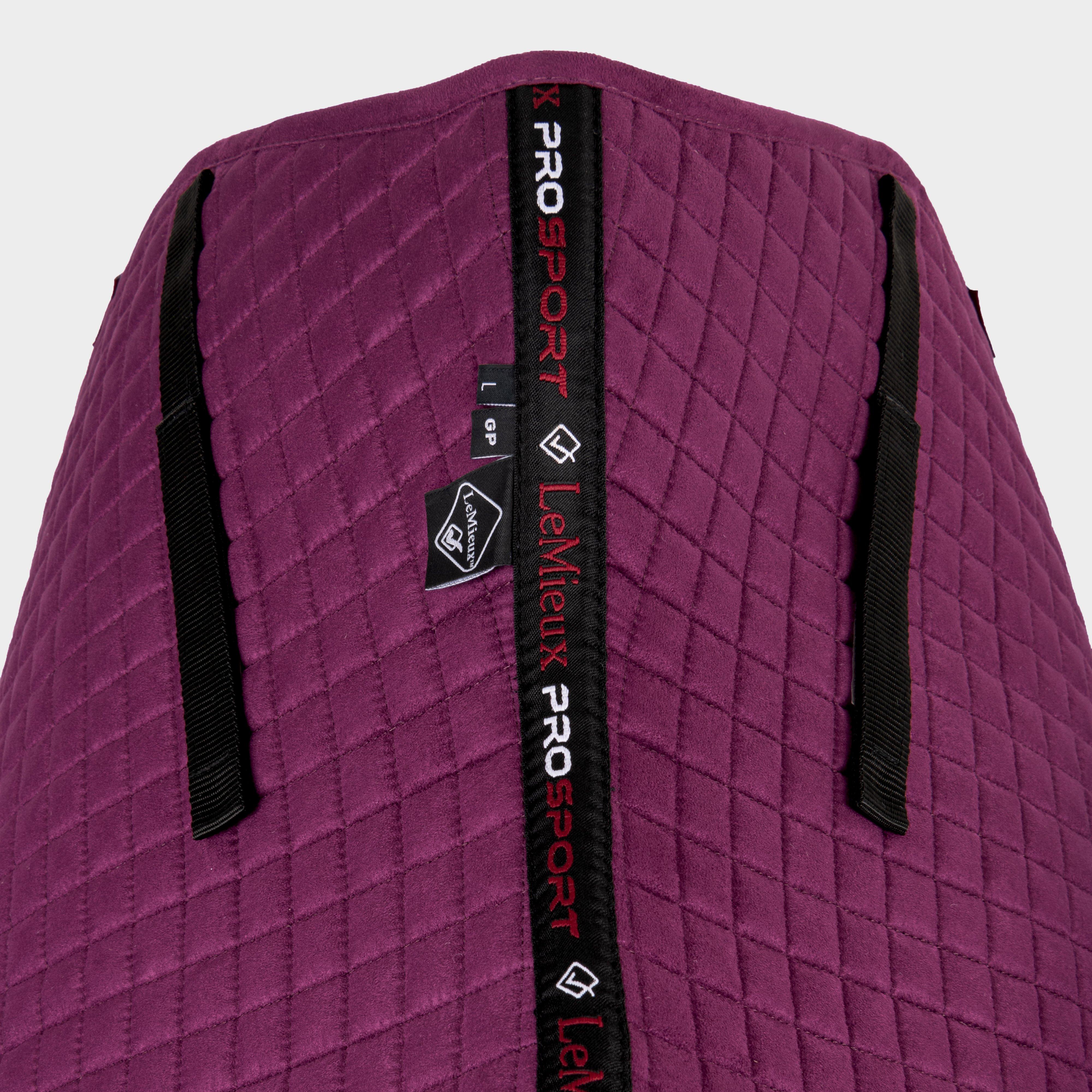 ProSport Suede GP Square Saddle Pad Plum
