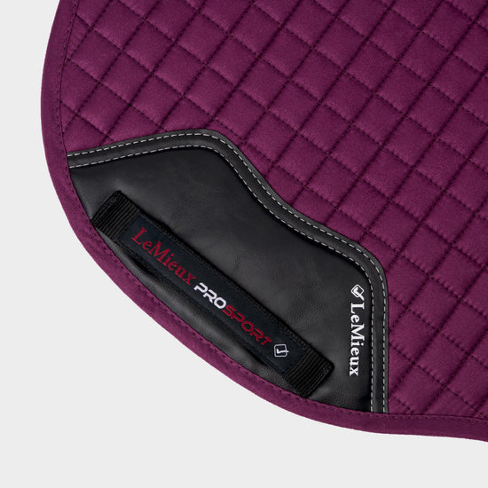 ProSport Suede GP Square Saddle Pad Plum