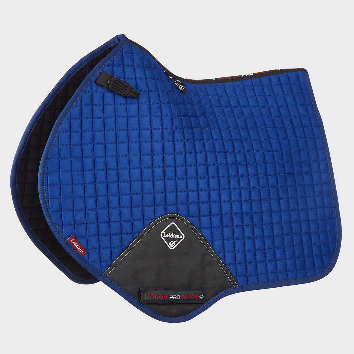 ProSport Suede Close Contact Square Saddle Pad Benetton Blue