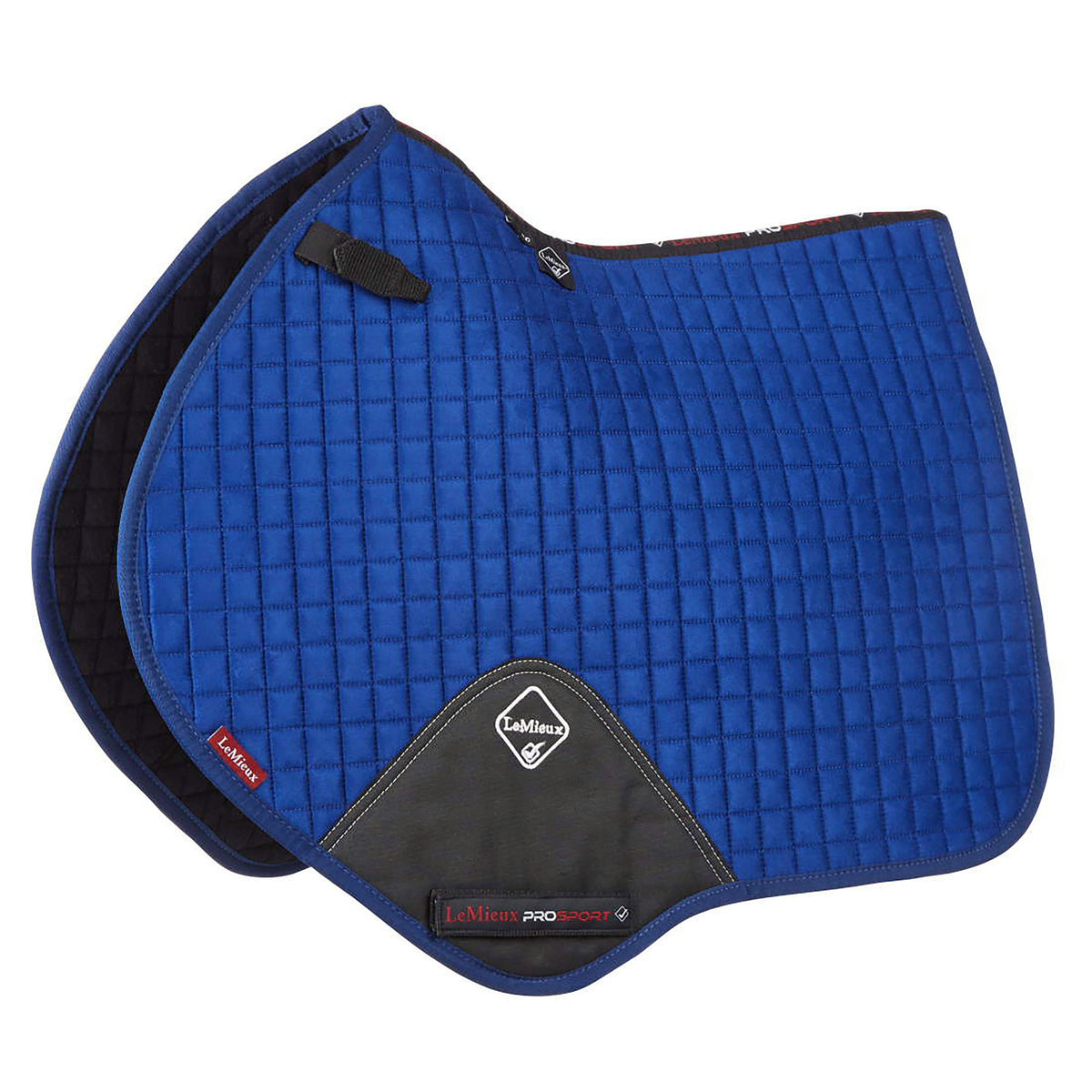 ProSport Suede Close Contact Square Saddle Pad Benetton Blue