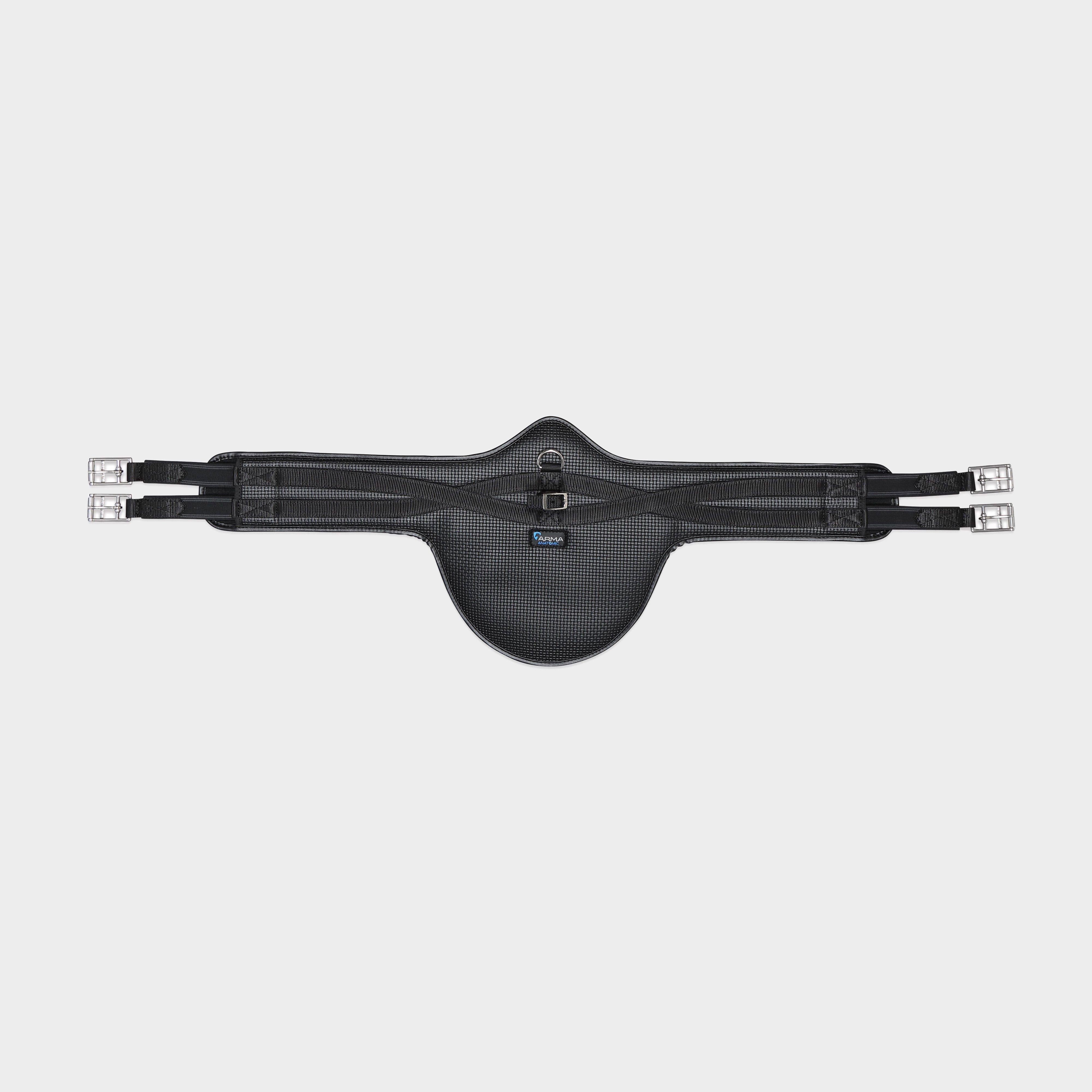 Anti-Chafe Stud Guard Girth Long Black