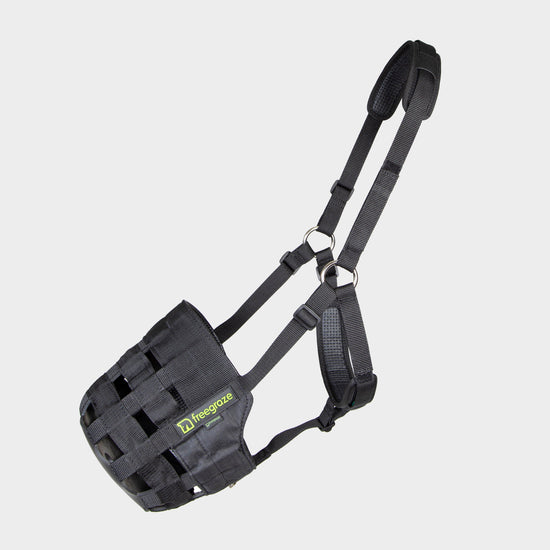 FreeGraze Comfort Grazing Muzzle Black