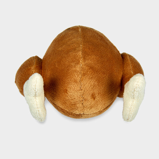 Foodie Faces Plush Roast Chicken Dog Toy