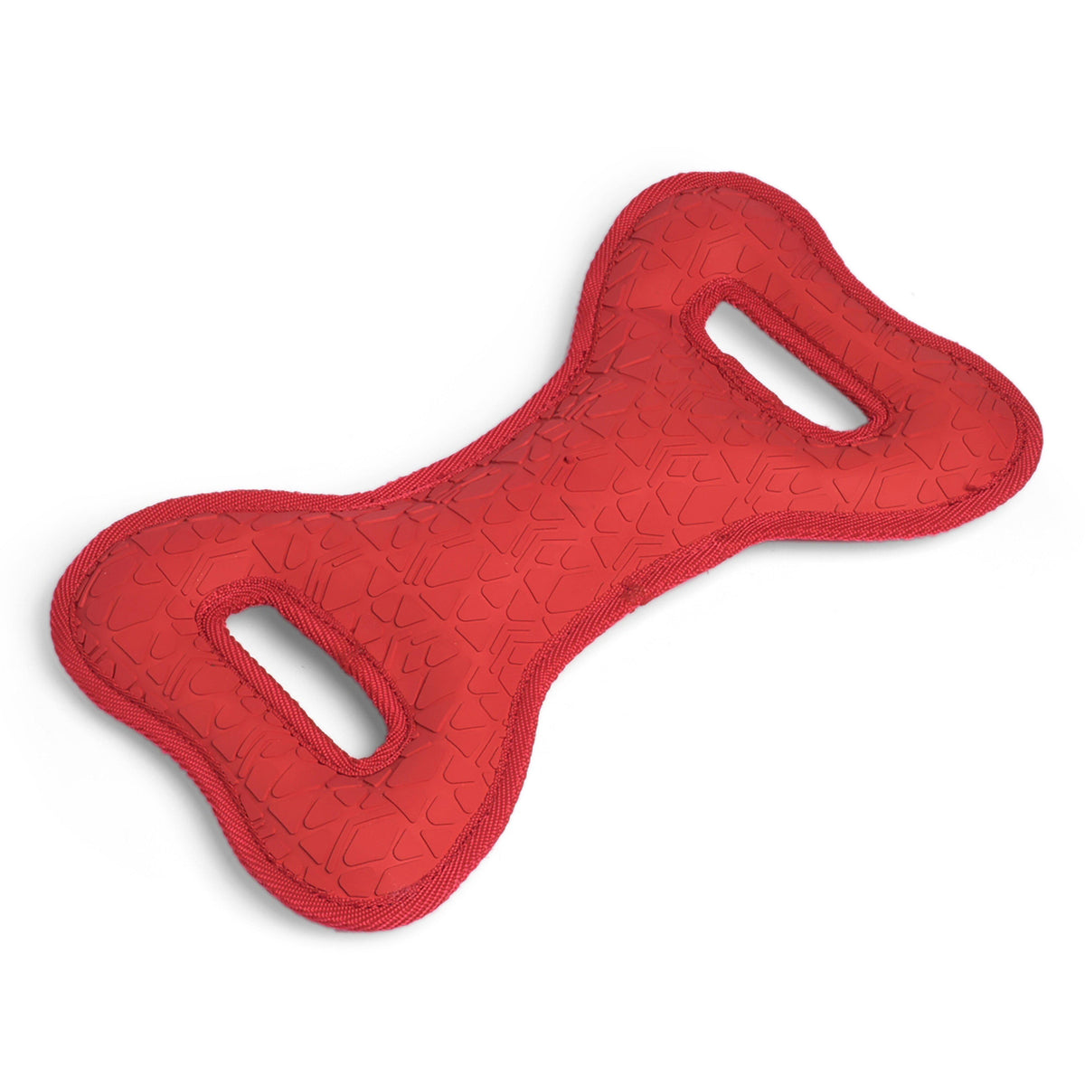 Textured Toys Squeak Tugger Red