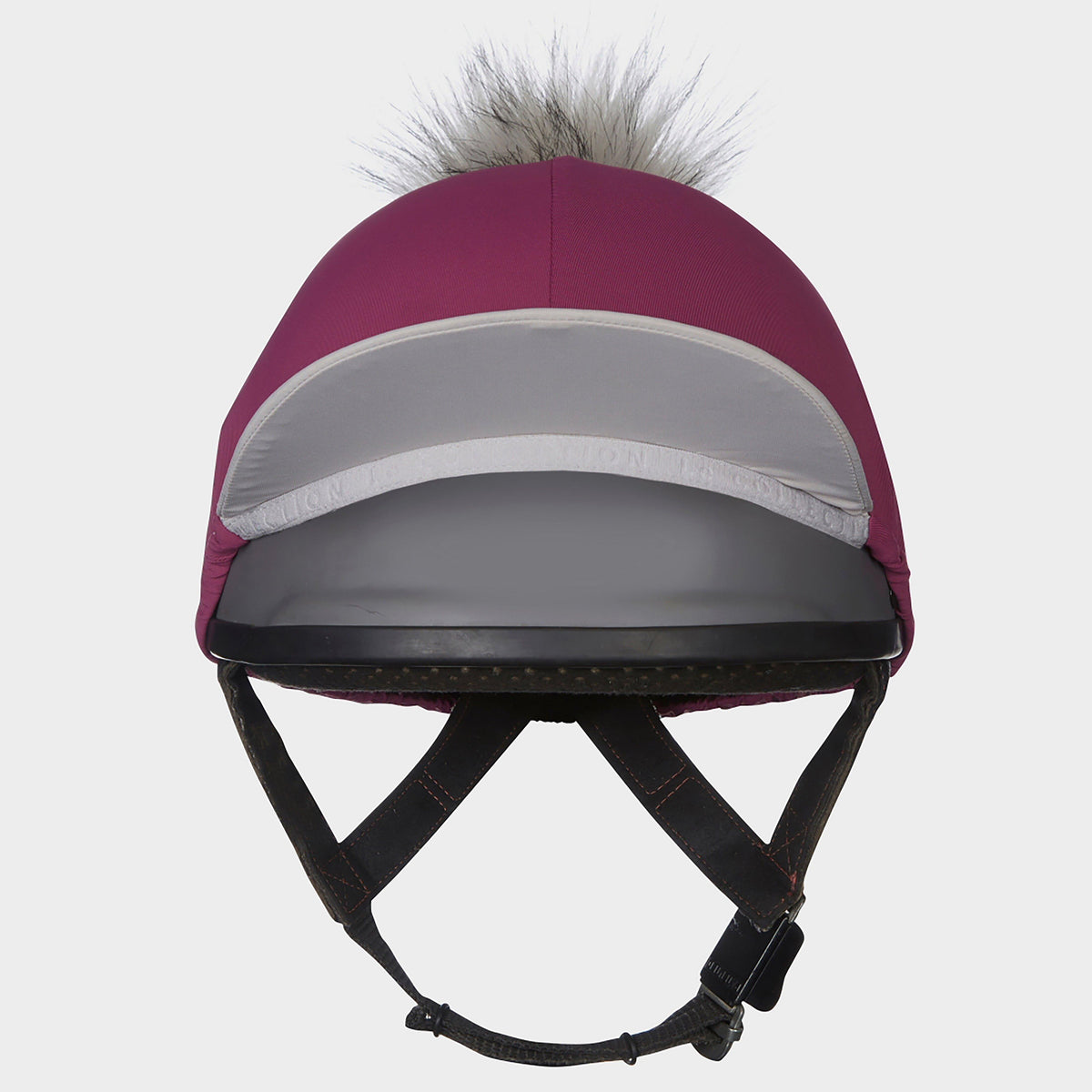 My LeMieux Hat Silk Plum/Grey