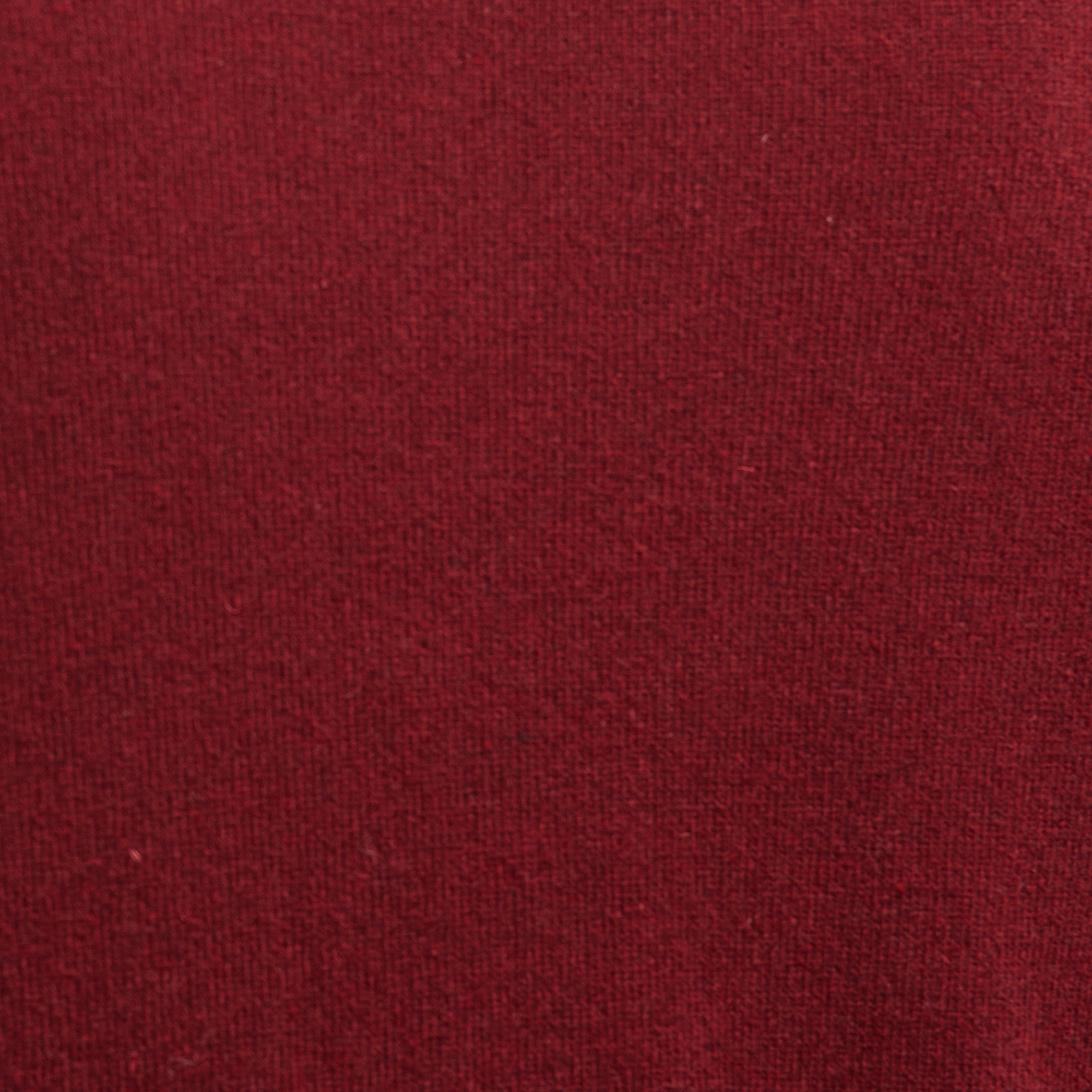 Mens Essential Lambswool Crew Neck Sweatshirt Ruby