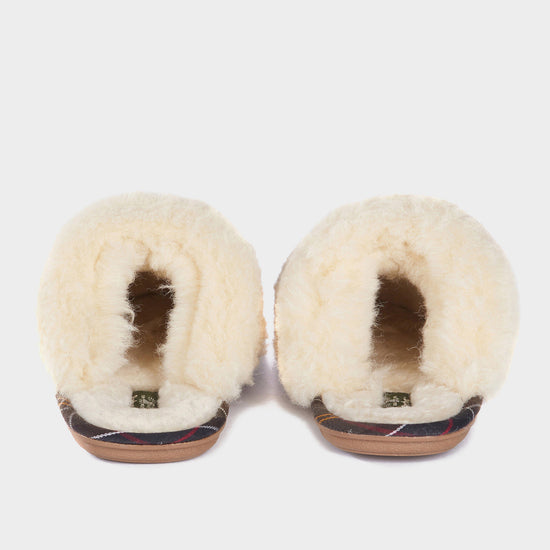 Womens Lydia Mule Slippers Camel Suede